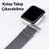 Dux Ducis Apple Watch 38/40/41MM için Milanese Premium Milano Loop Kay