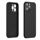 Baseus Liquid iPhone 13 Pro Max Kılıf Kamera Korumalı İçi Kadife Silik