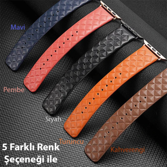 Dux Ducis Apple Watch 38/40/41MM için Enland Serisi Premium Deri Kayış