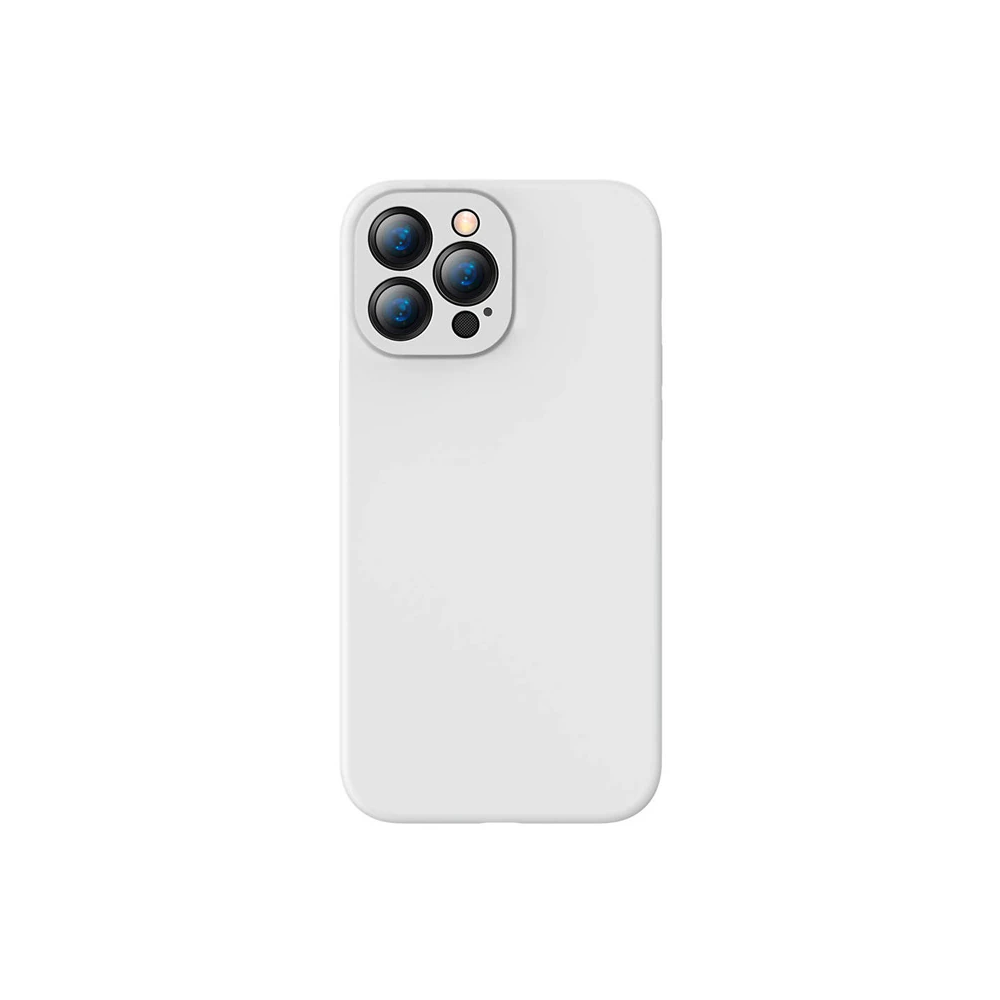 Baseus Liquid iPhone 13 Pro Max Kılıf Kamera Korumalı İçi Kadife Silik
