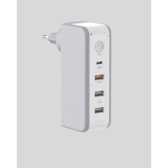 Zaman Kontrollü Şarj Cihazı 30W Hızlı Şarj ve Çoklu USB Çıkışı