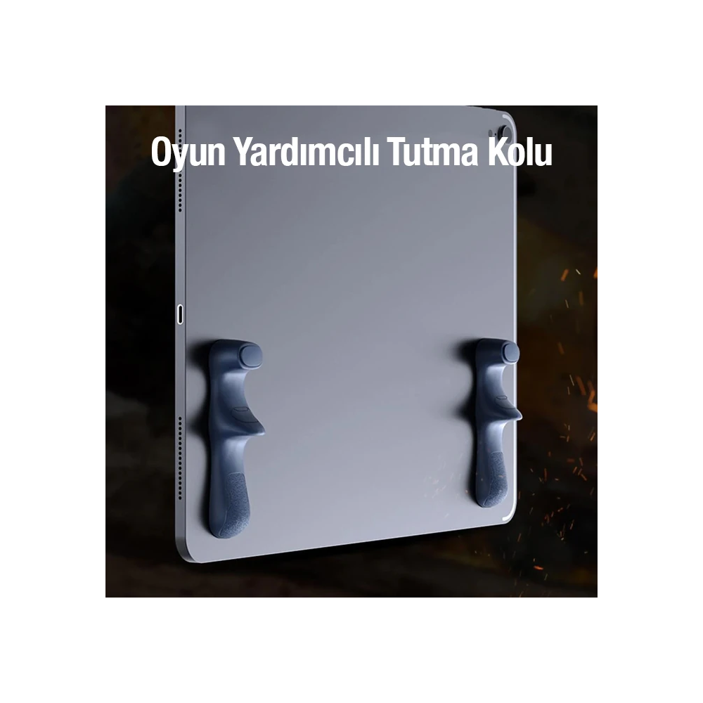 Memo PB02 2 Adet Tablet İçin Yapışkanlı Silikon Oyun Yardımcı Tutma Ko