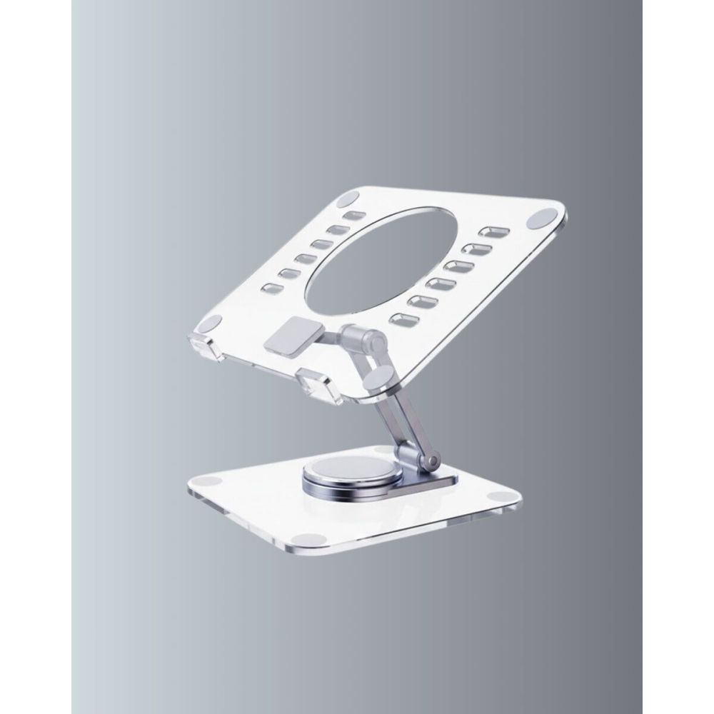 Ayarlanabilir Şeffaf Tablet Standı Kaymaz Silikon Tabanlı