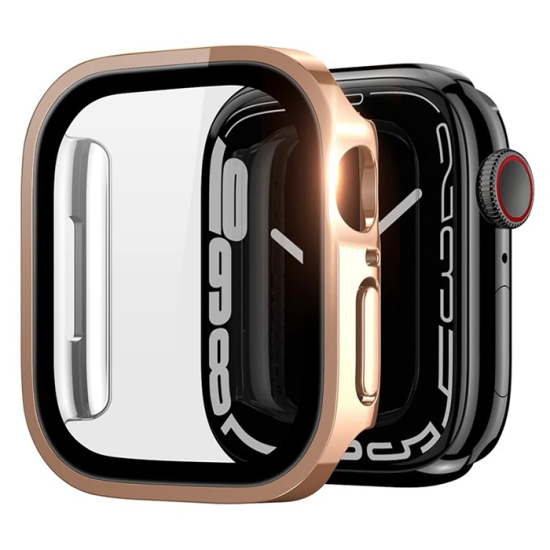 Dux Ducis Hamo Series Apple Watch 45mm için Hard PC Full Koruma Sert A