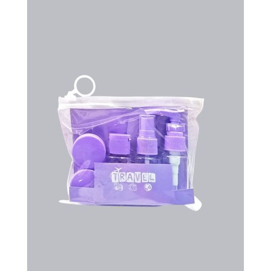 Seyahat Banyo Seti 5 Parça Şeffaf Taşıma Çantalı 30 ml