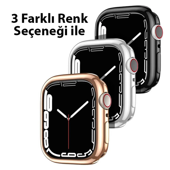 Ducis Samo Series Apple Watch 41mm için Soft TPU Full Koruma Ultra İnc