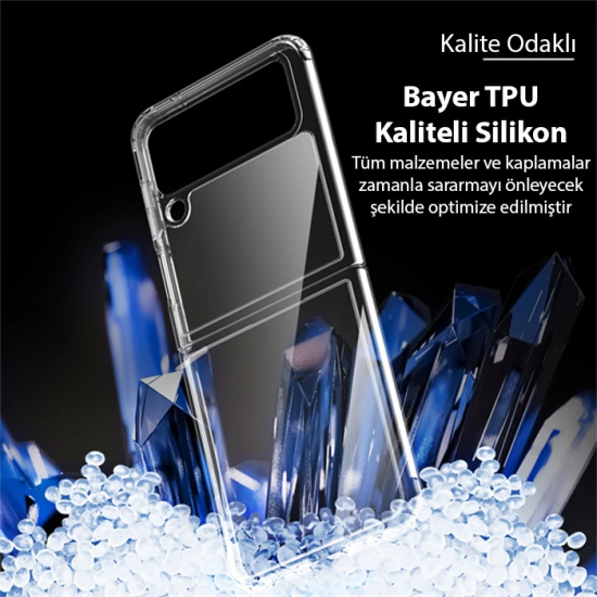 Dux Ducis Crystal Clin Series Samsung Galaxy Z Flip3 5G Shockproof Şef