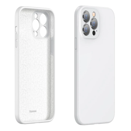 Baseus Liquid iPhone 13 Pro Kılıf Kamera Korumalı İçi Kadife Silikon K