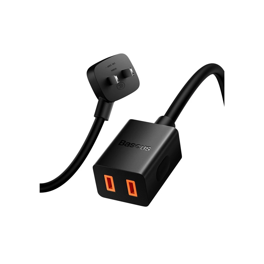 BASEUS PowerCombo Mini Power Strip 1AC 10 m Güç Kablosu /EU + UK Fiş A