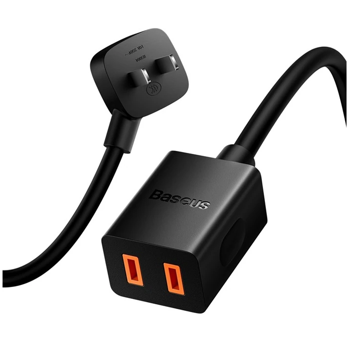 BASEUS PowerCombo Mini Power Strip 1AC 10 m Güç Kablosu /EU + UK Fiş A