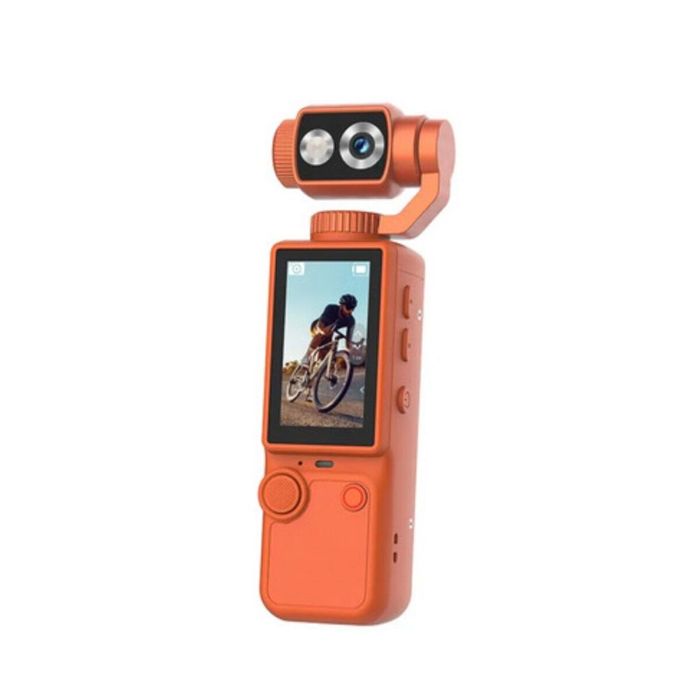 Kompakt 4K Gimbal Kamera 180 Derece Döner Başlık Stabil Video ve Vlog 
