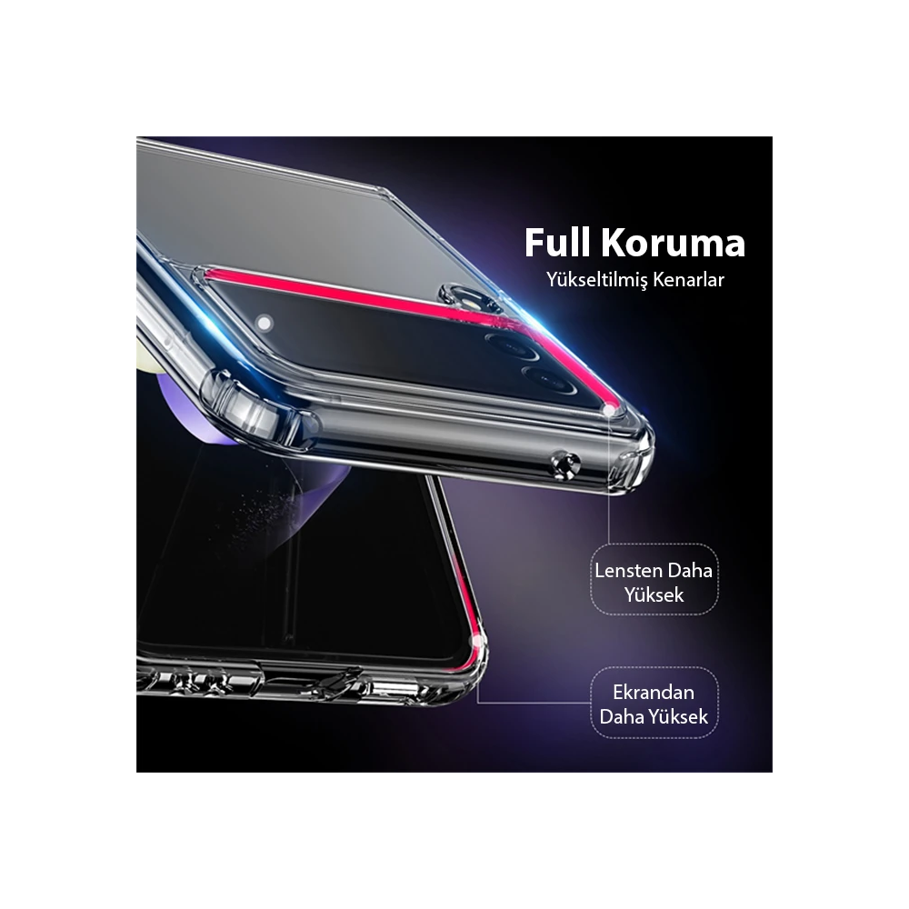 Dux Ducis Crystal Clin Series Samsung Galaxy Z Flip3 5G Shockproof Şef