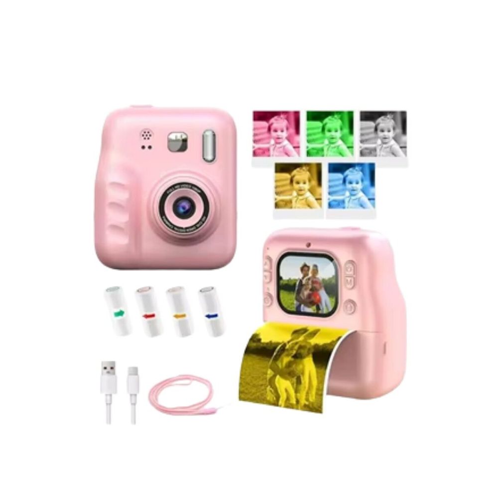 Çocuk Dijital Fotoğraf Makinesi Anında Baskı ve HD Video Kayıt Özellik