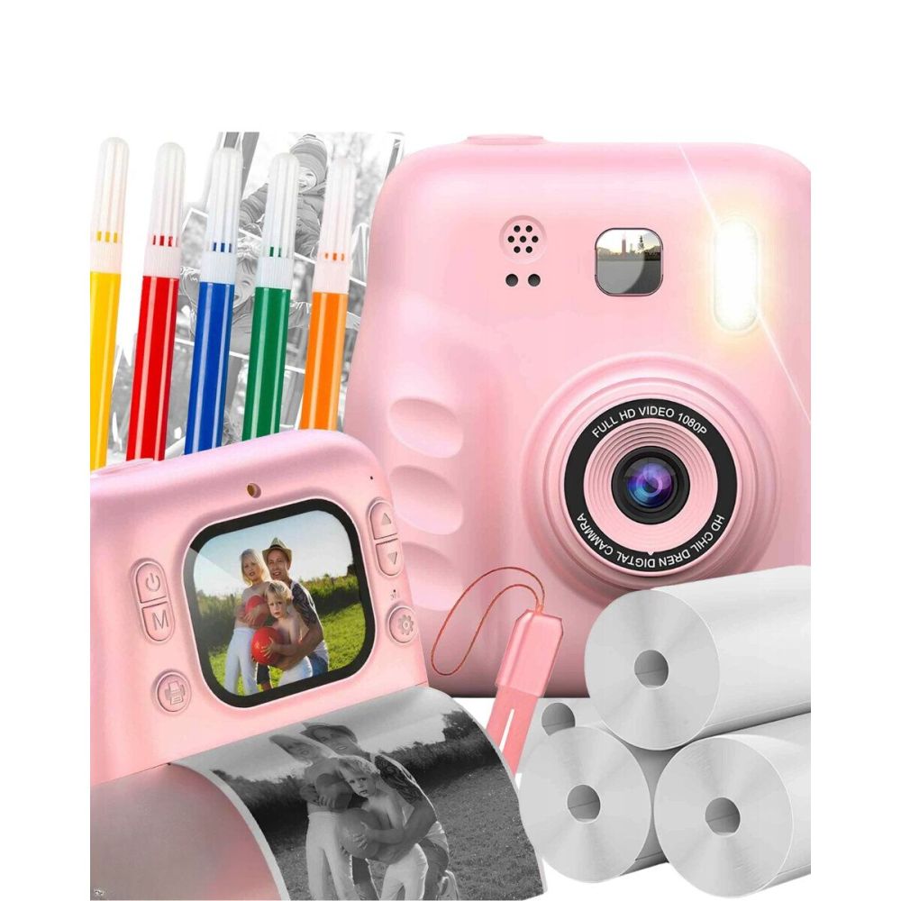 Çocuk Dijital Fotoğraf Makinesi Anında Baskı ve HD Video Kayıt Özellik