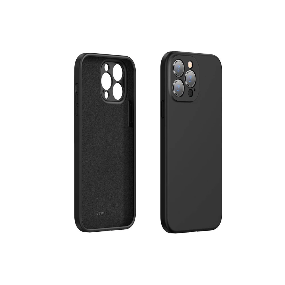 Baseus Liquid iPhone 13 Pro Kılıf Kamera Korumalı İçi Kadife Silikon K