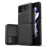 Dux Ducis Venice Series Samsung Galaxy Z Flip3 5G için Premium Deri Kı