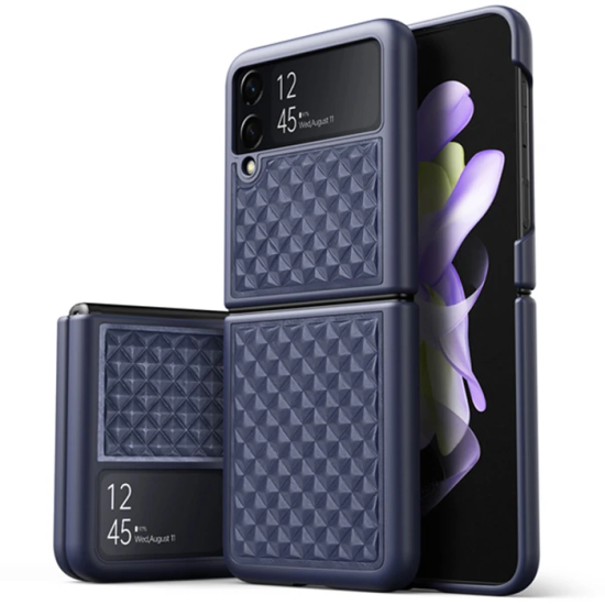 Dux Ducis Venice Series Samsung Galaxy Z Flip3 5G için Premium Deri Kı