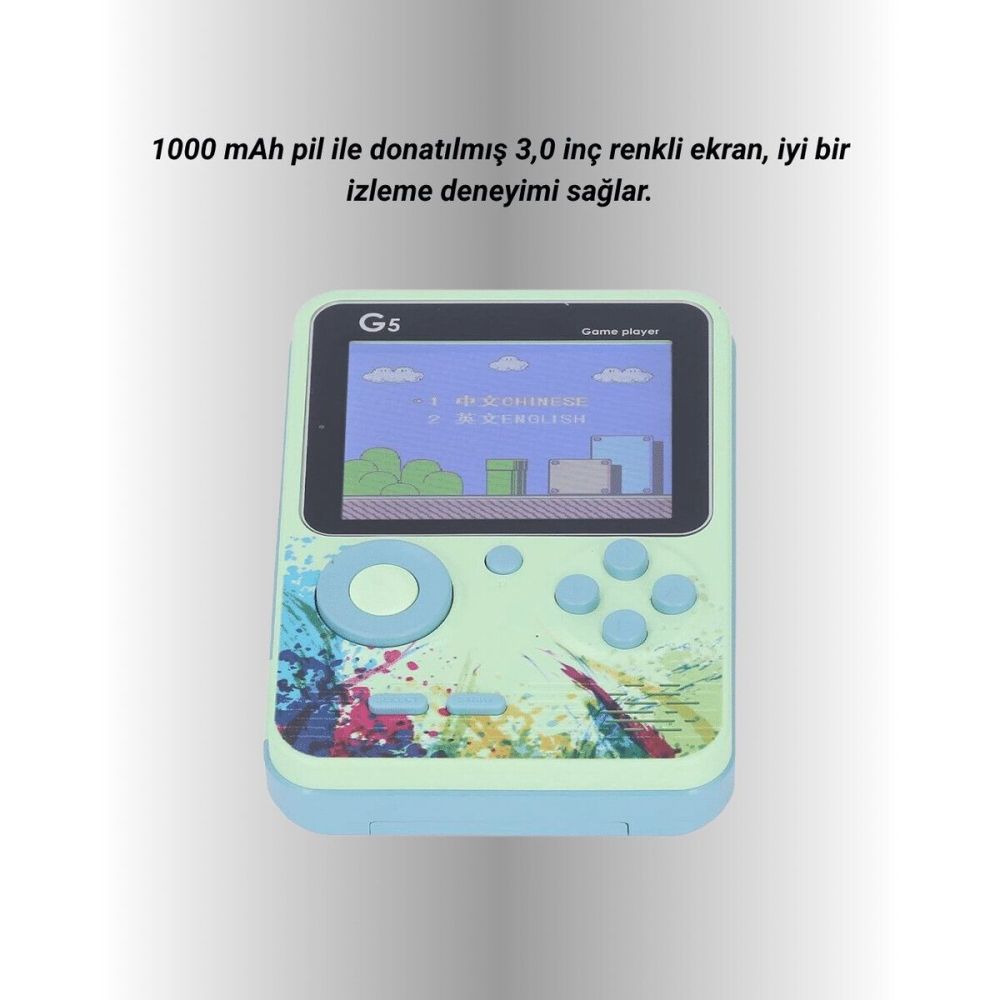 TV Bağlantılı 500 Oyunlu Mini Gameboy Konsol