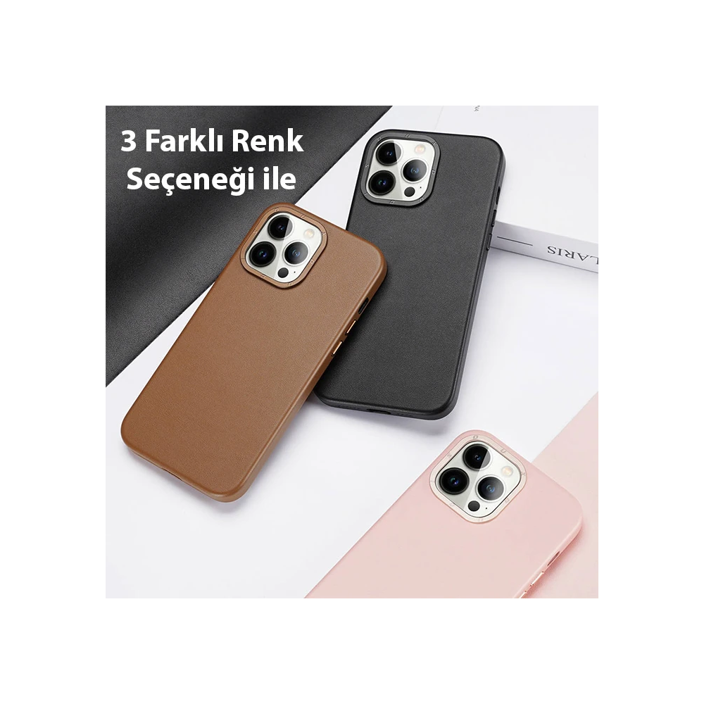 Dux Ducis Grit Series iPhone 14 Pro 6.1inç Premium MagSafe Uyumlu Kılı