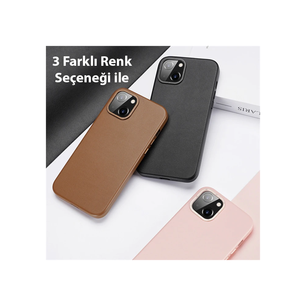 Dux Ducis Grit Series iPhone 14 6.1inç Premium MagSafe Uyumlu Kılıf