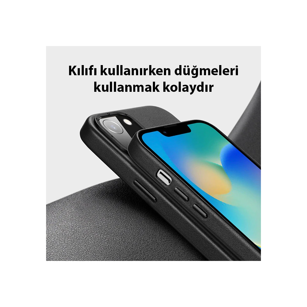 Dux Ducis Grit Series iPhone 14 6.1inç Premium MagSafe Uyumlu Kılıf