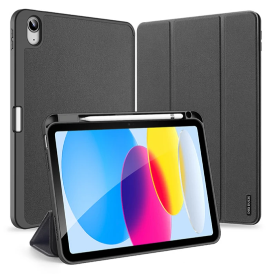 Dux Ducis iPad 10.9 2022 Kılıf Domo Series Kalem Bölmeli Mıknatıslı St