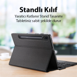 Dux Ducis SM Galaxy Tab S8/S7 Bluetooth Klavye Touchpad Kılıf X700-X70