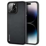 Dux Ducis Fino Serisi iPhone 14 Pro 6.1 inç Kılıf Premium Dokuma Silik