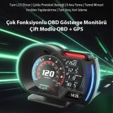 Ally A520 OBD2 + GPS Head Up Display HUD Dijital Hız Göstergesi RPM & 