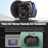 Ally A520 OBD2 + GPS Head Up Display HUD Dijital Hız Göstergesi RPM & 