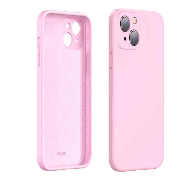 Baseus Liquid iPhone 13 6.1 Kılıf Kamera Korumalı İçi Kadife Silikon K