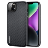 Dux Ducis Fino Serisi iPhone 14 6.1 inç Kılıf Premium Dokuma Silikon K