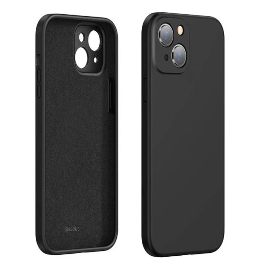Baseus Liquid iPhone 13 6.1 Kılıf Kamera Korumalı İçi Kadife Silikon K