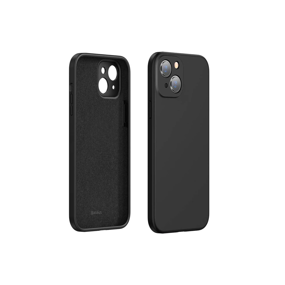 Baseus Liquid iPhone 13 6.1 Kılıf Kamera Korumalı İçi Kadife Silikon K