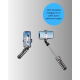 Bluetooth Selfie Çubuğu – Katlanabilir Uzaktan Kumandalı
