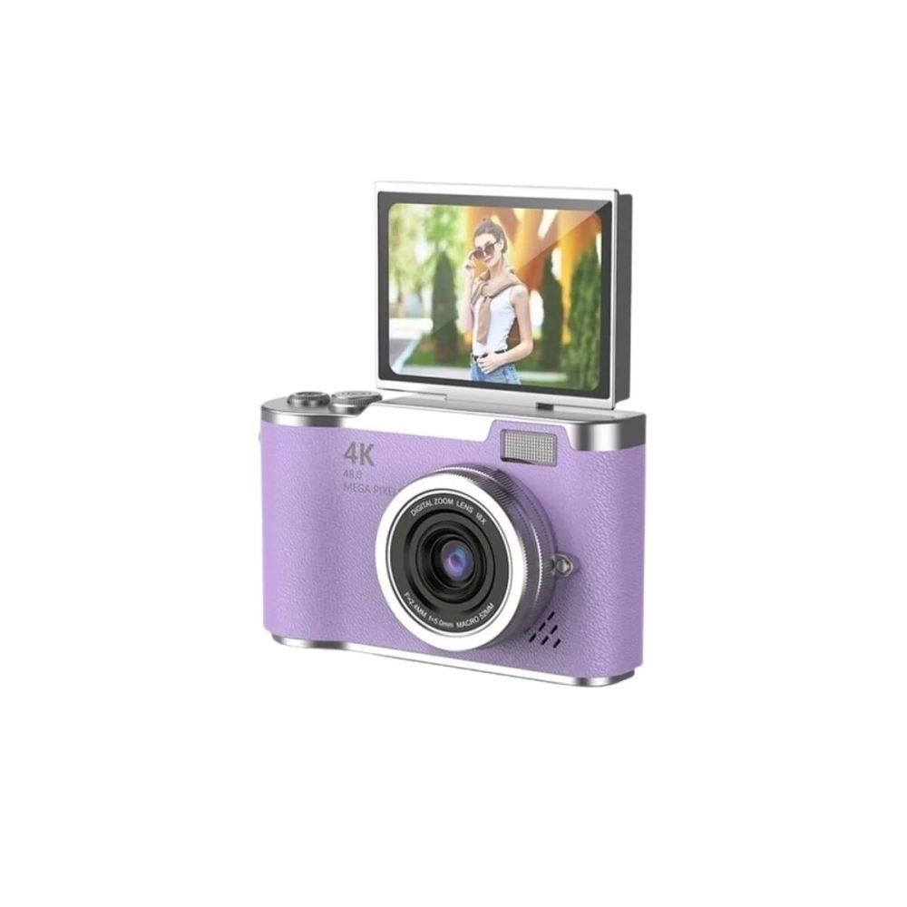 4K Dijital Kamera 48 MP Flip Ekran Vlog ve Fotoğraf Makinesi