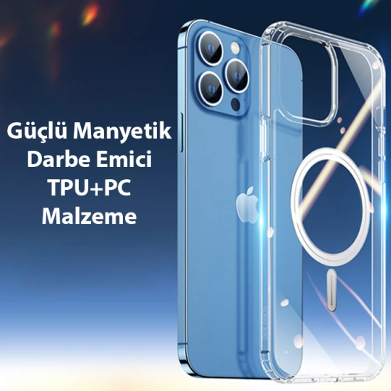 Dux Ducis Clin Mag Series iPhone 12 Pro Max 6.7 Magsafe Uyumlu Manyeti