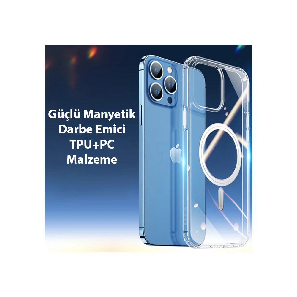 Dux Ducis Clin Mag Series iPhone 12 Pro Max 6.7 Magsafe Uyumlu Manyeti