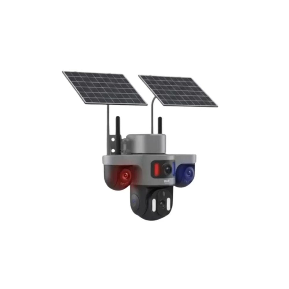 Güneş Enerjili Arıcı Kamerası 4G SIM Kartlı 9MP 3 Lens Yayla Güvenlik 
