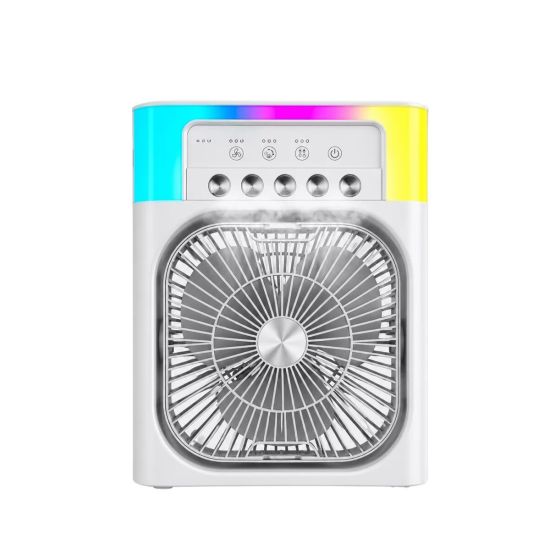 Su Buharlı Mini Klima Fan RGB Işıklı Taşınabilir Serinletici
