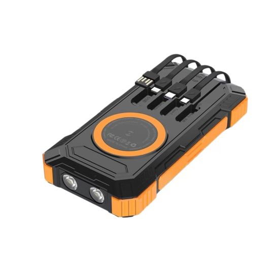 20000 mAh Powerbank Güneş Enerjili Kablosuz Şarj Hızlı Şarj Taşınabili