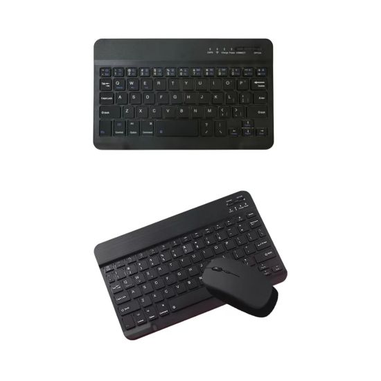 Wireless Klavye Mouse Seti Bluetooth Bağlantılı İnce Tasarım Sessiz Ku
