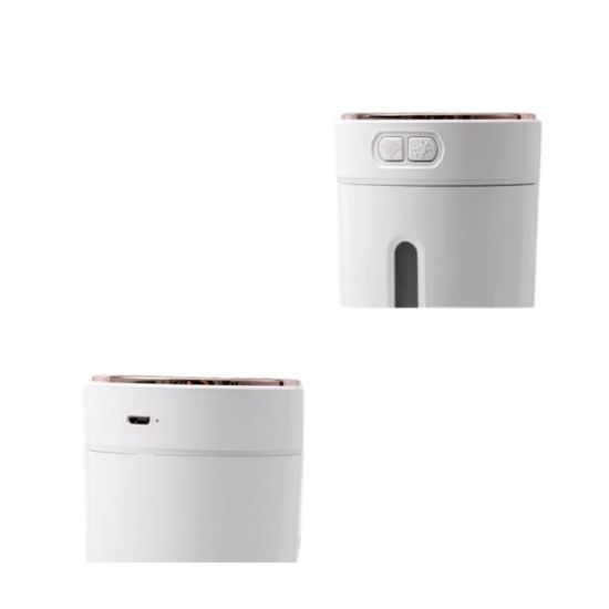 Araç İçi Hava Nemlendirici 5 Esans Hediyeli LED Işıklı USB Buhar Makin