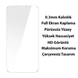 Baseus Glitter iPhone 14 Plus 6.7 Renkli Kenar Silikon Kılıf + Tempere