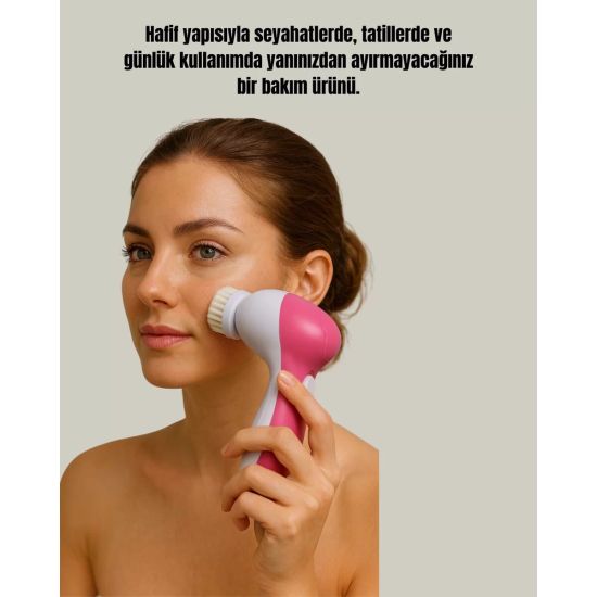 Fırçalı Yüz Temizleme ve Spa Masaj Cihazı