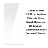 Baseus Glitter iPhone 14 Pro 6.1 Renkli Kenar Silikon Kılıf + Tempered