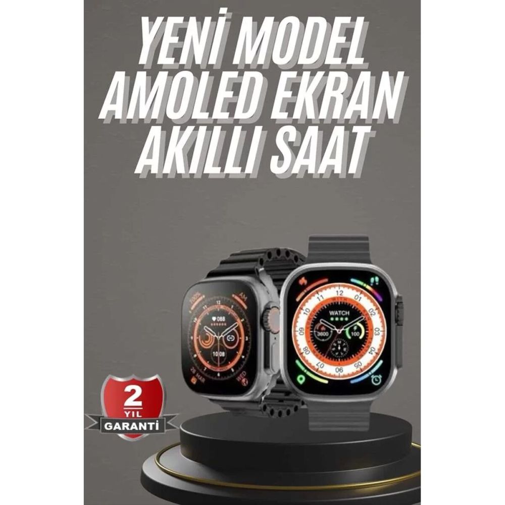 Akıllı Saat Kordon Hediyeli Güçlü Batarya Kapasiteli Titreşimli Bildir