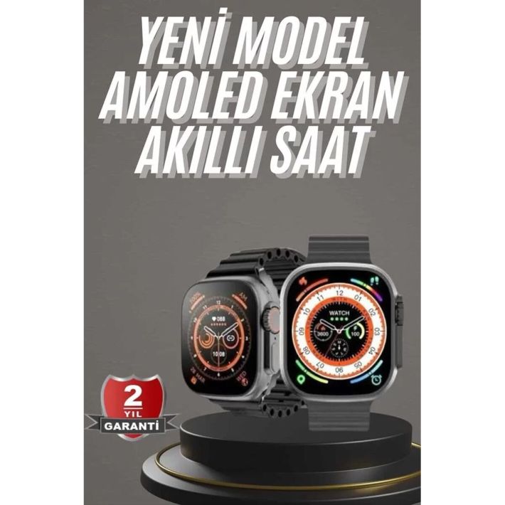Akıllı Saat Kordon Hediyeli Güçlü Batarya Kapasiteli Titreşimli Bildir
