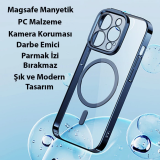Baseus Glitter iPhone 14 Pro 6.1 Magsafe Silikon Kılıf + Tempered Ekra