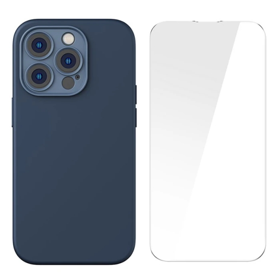 Baseus Liquid Silica Gel iPhone 14 Pro 6.1 Magsafe Silikon Kılıf + Tem